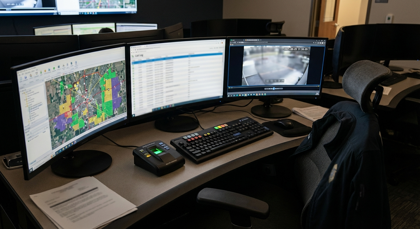 Agency technology workspace used to coordinate system support.